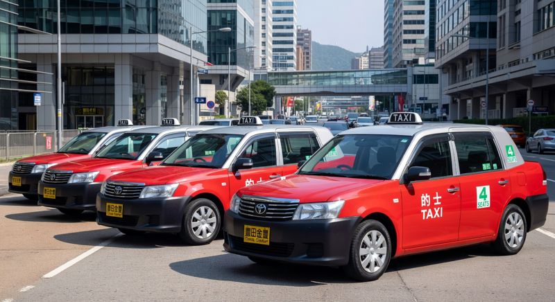 一口價快專業車隊 — 全豐田金豐混合動力紅的士